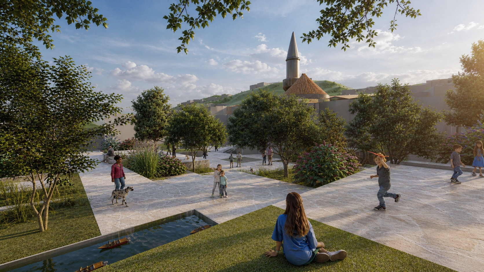 Kent parkı perspektif